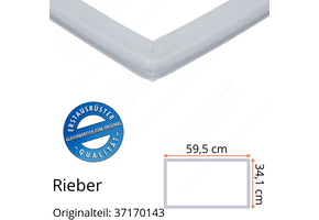 Rieber Schubladendichtung 34,1 x 59,5 cm Ersatzteil: 37170143 für verschiedene Modelle