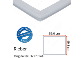 Rieber Schubladendichtung 49,3 x 59,0 cm Ersatzteil: 37170144 für verschiedene Modelle