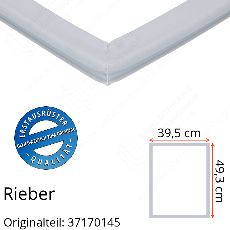 Rieber Schubladendichtung 49,3 x 39,5 cm Ersatzteil: 37170145 für verschiedene Modelle