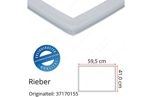 Rieber Schubladendichtung 41,0 x 59,5 cm Ersatzteil: 37170155 für verschiedene Modelle