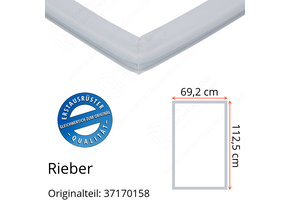 Rieber Türdichtung 112,5 x 69,2 cm Ersatzteil: 37170158 für verschiedene Modelle