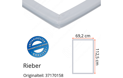 Rieber Türdichtung 112,5 x 69,2 cm Ersatzteil: 37170158 für verschiedene Modelle