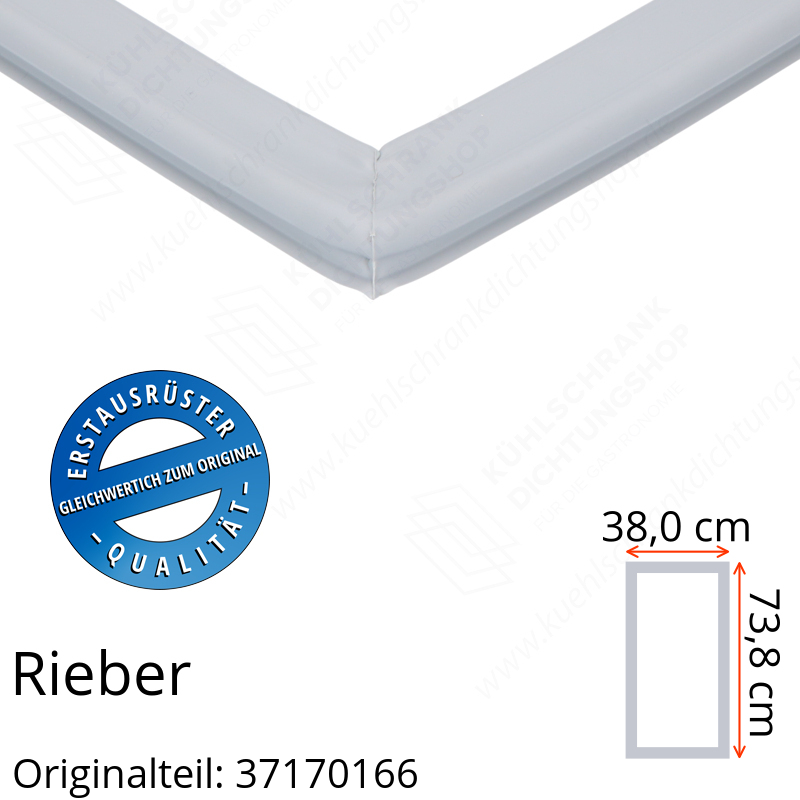 Rieber Türdichtung 73,8 x 38,0 cm Ersatzteil: 37170166 für verschiedene Modelle