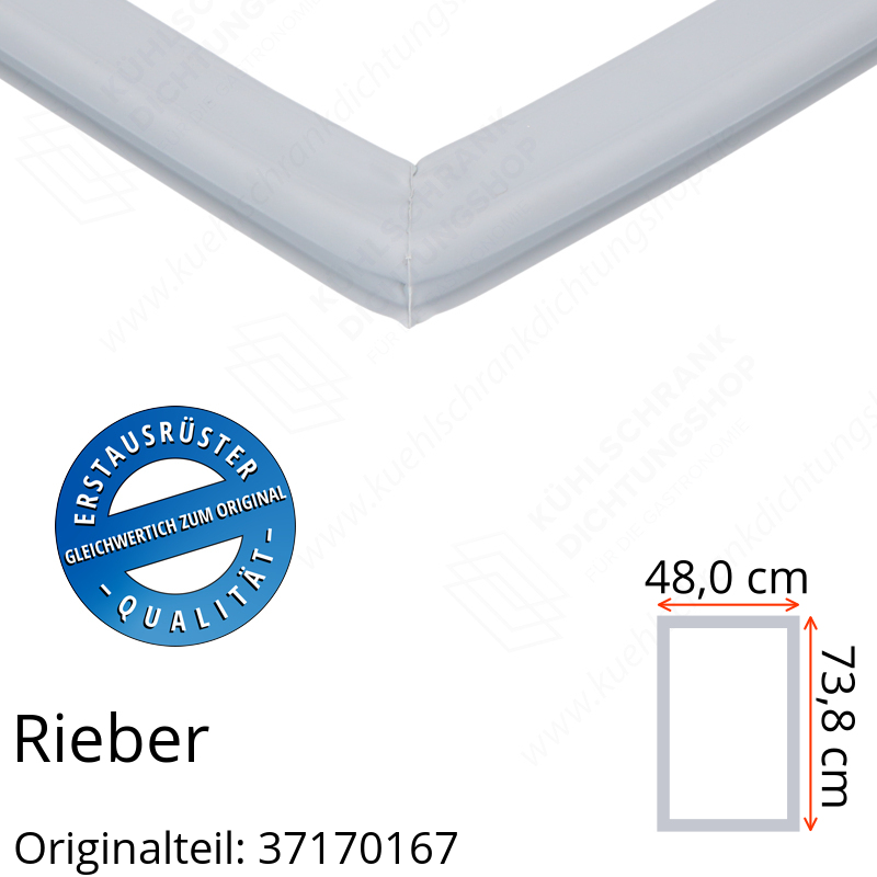 Rieber Türdichtung 73,8 x 48,0 cm Ersatzteil: 37170167 für verschiedene Modelle