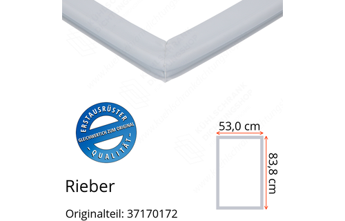 Rieber Türdichtung 83,8 x 53,0 cm Ersatzteil: 37170172 für verschiedene Modelle