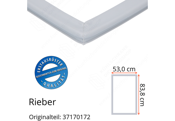 Rieber Türdichtung 83,8 x 53,0 cm Ersatzteil: 37170172 für verschiedene Modelle