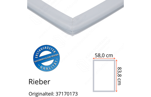 Rieber Türdichtung 83,8 x 58,0 cm Ersatzteil: 37170173 für verschiedene Modelle