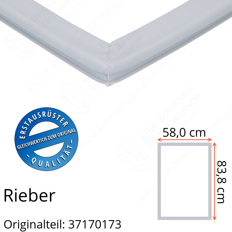 Rieber Türdichtung 83,8 x 58,0 cm Ersatzteil: 37170173 für verschiedene Modelle