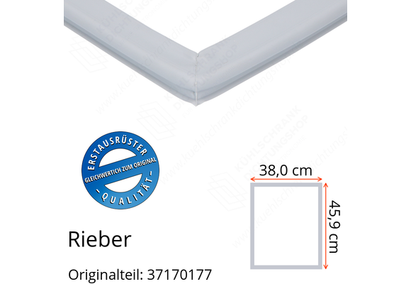 Rieber Schubladendichtung 45,9 x 38,0 cm Ersatzteil: 37170177 für verschiedene Modelle