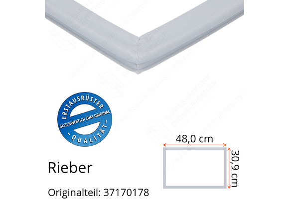 Rieber Schubladendichtung 30,9 x 48,0 cm Ersatzteil: 37170178 für verschiedene Modelle