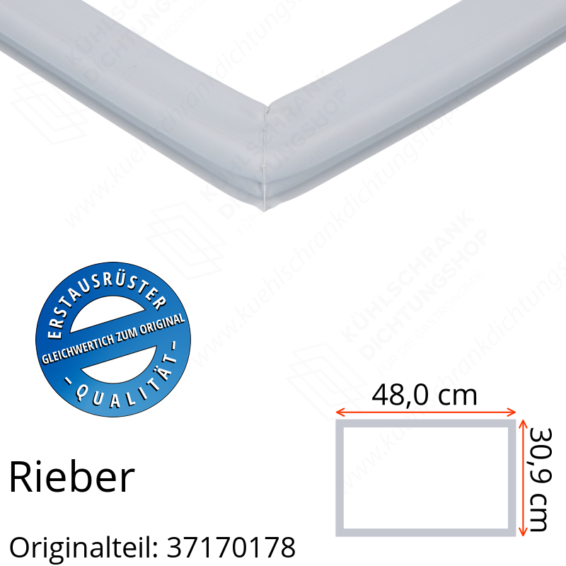 Rieber Schubladendichtung 30,9 x 48,0 cm Ersatzteil: 37170178 für verschiedene Modelle