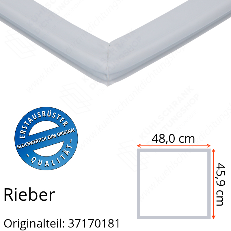Rieber Schubladendichtung 45,9 x 48,0 cm Ersatzteil: 37170181 für verschiedene Modelle