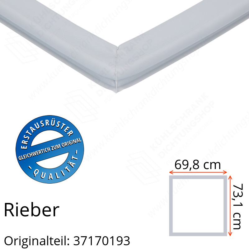Rieber Türdichtung 73,1 x 69,8 cm Ersatzteil: 37170193 für verschiedene Modelle