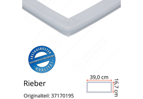 Rieber Schubladendichtung 16,7 x 39,0 cm Ersatzteil: 37170195 für verschiedene Modelle