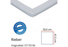 Rieber Schubladendichtung 41,5 x 39,0 cm Ersatzteil: 37170196 für verschiedene Modelle