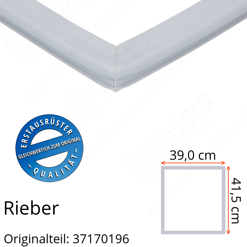 Rieber Schubladendichtung 41,5 x 39,0 cm Ersatzteil: 37170196 für verschiedene Modelle
