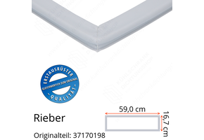 Rieber Schubladendichtung 16,7 x 59,0 cm Ersatzteil: 37170198 für verschiedene Modelle