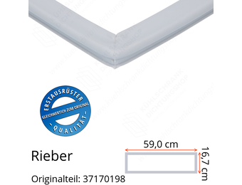 Rieber Schubladendichtung 16,7 x 59,0 cm Ersatzteil: 37170198 für verschiedene Modelle