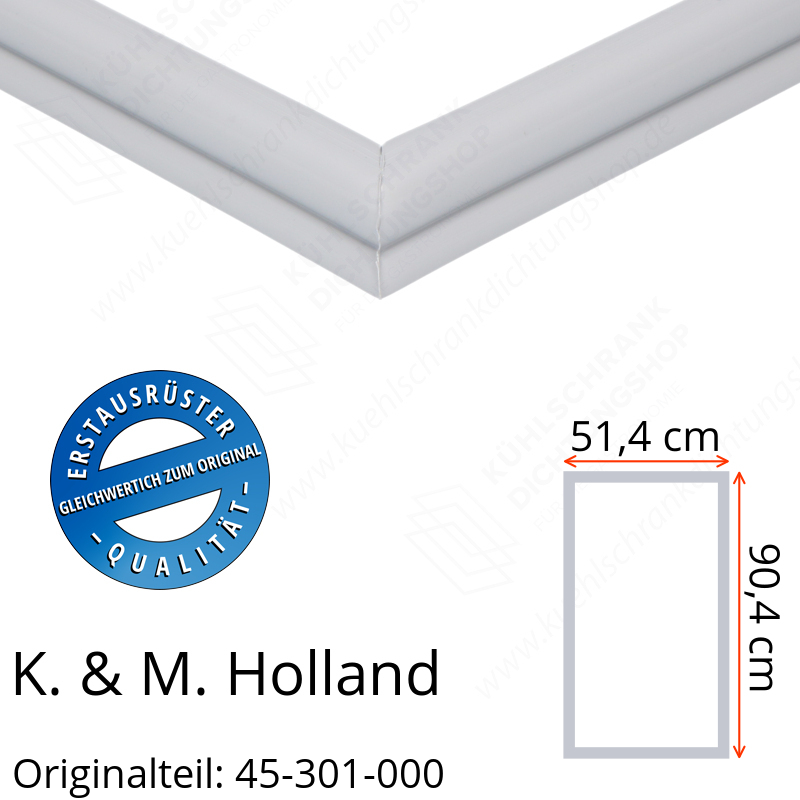 K. & M. Holland Türdichtung 90,4 x 51,4 cm Ersatzteil: 45-301-000 für verschiedene Modelle