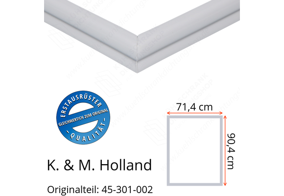 K. & M. Holland Türdichtung 90,4 x 71,4 cm Ersatzteil: 45-301-002 für verschiedene Modelle