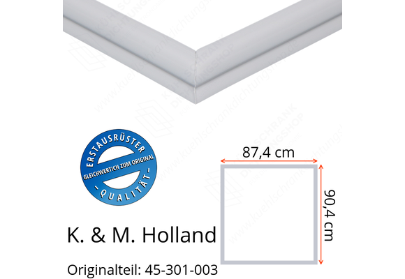 K. & M. Holland Türdichtung 90,4 x 87,4 cm Ersatzteil: 45-301-003 für verschiedene Modelle