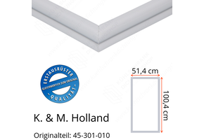 K. & M. Holland Türdichtung 100,4 x 51,4 cm Ersatzteil: 45-301-010 für verschiedene Modelle