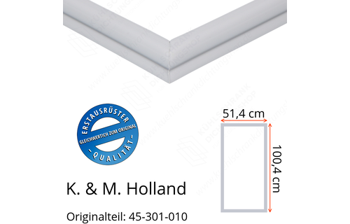 K. & M. Holland Türdichtung 100,4 x 51,4 cm Ersatzteil: 45-301-010 für verschiedene Modelle