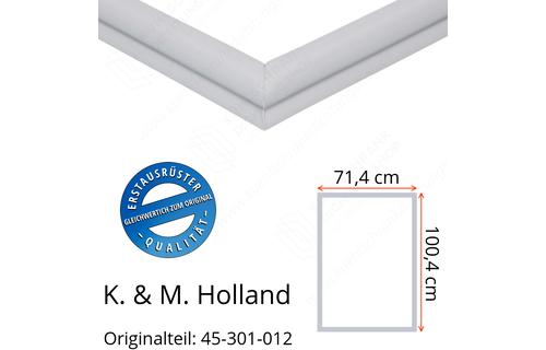 K. & M. Holland Türdichtung 100,4 x 71,4 cm Ersatzteil: 45-301-012 für verschiedene Modelle