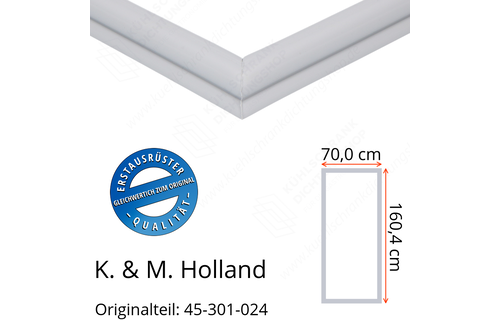 K. & M. Holland Türdichtung 160,4 x 70,0 cm Ersatzteil: 45-301-024 für verschiedene Modelle