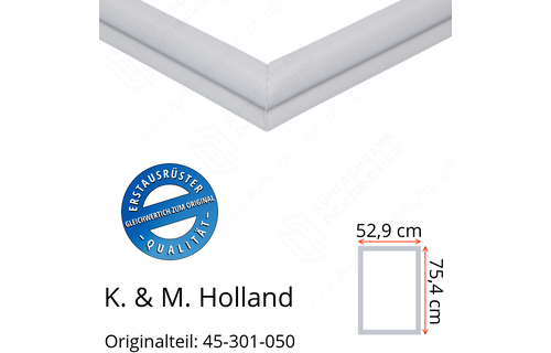 K. & M. Holland Türdichtung 75,4 x 52,9 cm Ersatzteil: 45-301-050 für verschiedene Modelle