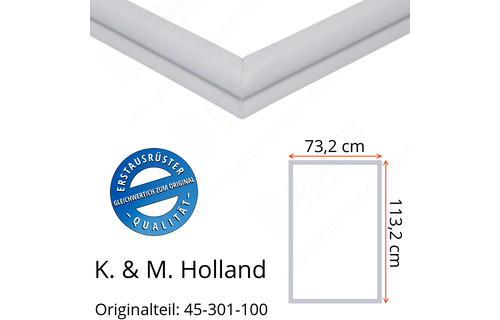 K. & M. Holland Türdichtung 113,2 x 73,2 cm Ersatzteil: 45-301-100 für verschiedene Modelle