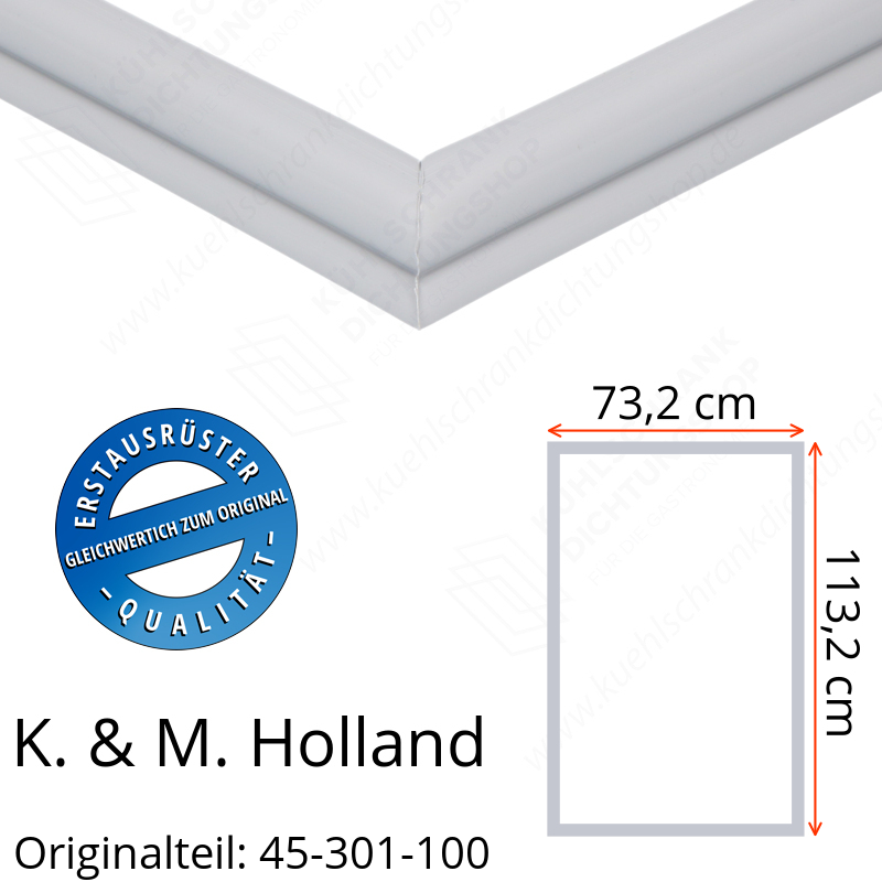 K. & M. Holland Türdichtung 113,2 x 73,2 cm Ersatzteil: 45-301-100 für verschiedene Modelle