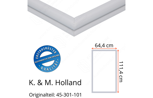K. & M. Holland Türdichtung 111,4 x 64,4 cm Ersatzteil: 45-301-101 für verschiedene Modelle