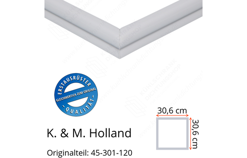 K. & M. Holland Türdichtung 30,6 x 30,6 cm Ersatzteil: 45-301-120 für verschiedene Modelle