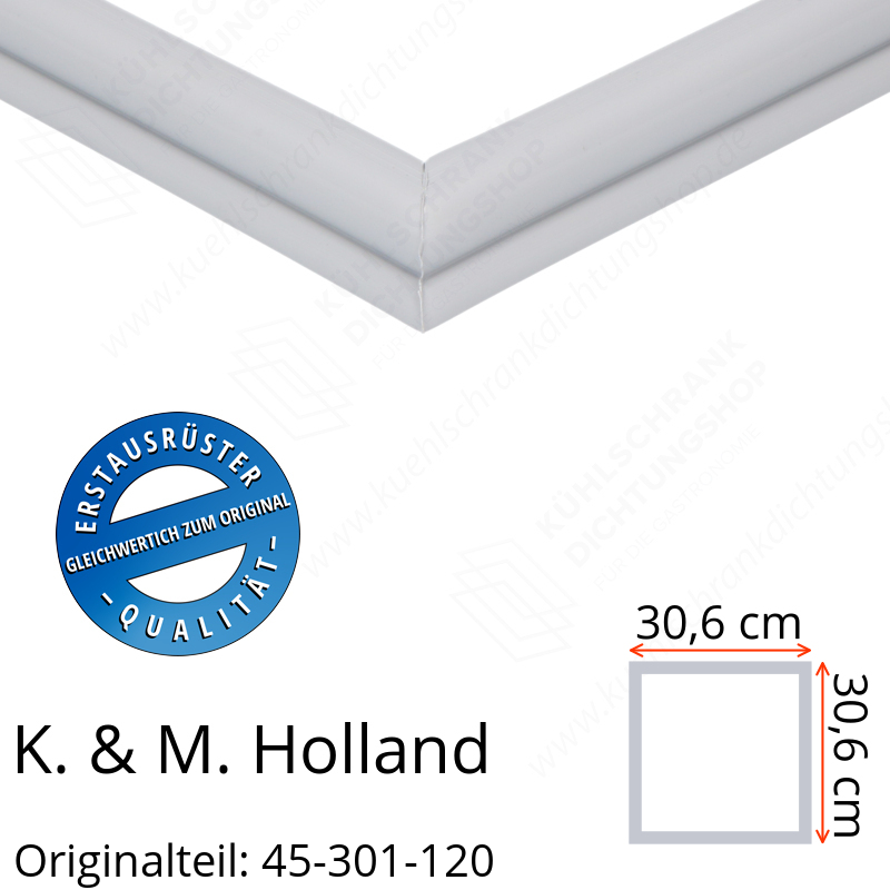 K. & M. Holland Türdichtung 30,6 x 30,6 cm Ersatzteil: 45-301-120 für verschiedene Modelle