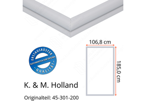 K. & M. Holland Türdichtung 185,0 x 106,8 cm Ersatzteil: 45-301-200 für verschiedene Modelle