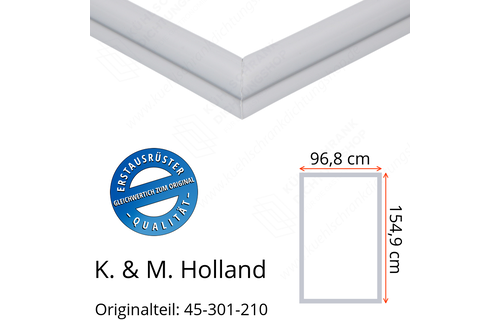 K. & M. Holland Türdichtung 154,9 x 96,8 cm Ersatzteil: 45-301-210 für verschiedene Modelle