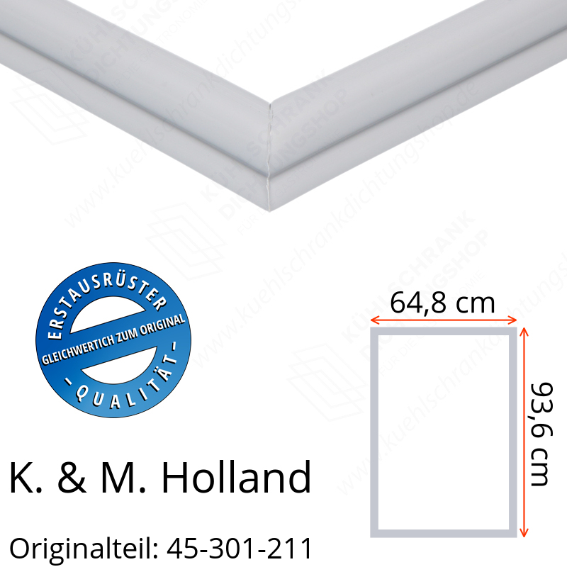K. & M. Holland Türdichtung 93,6 x 64,8 cm Ersatzteil: 45-301-211 für verschiedene Modelle