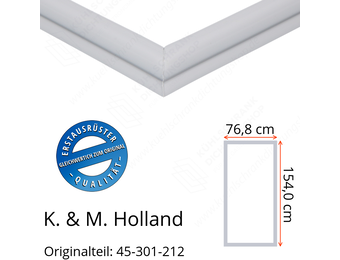 K. & M. Holland Türdichtung 154,0 x 76,8 cm Ersatzteil: 45-301-212 für verschiedene Modelle