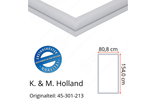 K. & M. Holland Türdichtung 154,0 x 80,8 cm Ersatzteil: 45-301-213 für verschiedene Modelle