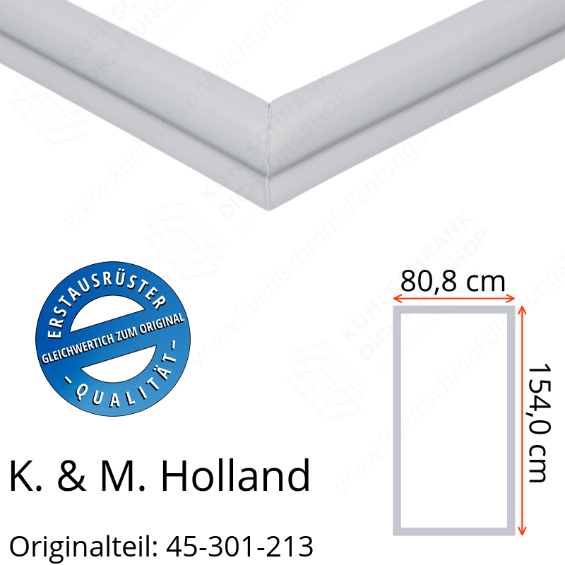K. & M. Holland Türdichtung 154,0 x 80,8 cm Ersatzteil: 45-301-213 für verschiedene Modelle