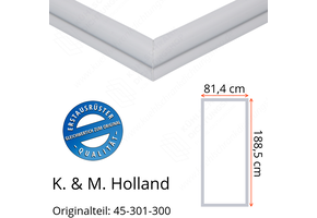 K. & M. Holland Türdichtung 188,5 x 81,4 cm Ersatzteil: 45-301-300 für verschiedene Modelle