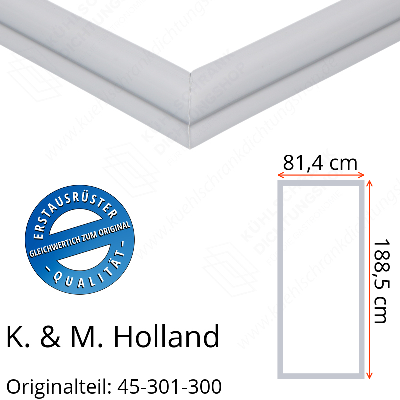 K. & M. Holland Türdichtung 188,5 x 81,4 cm Ersatzteil: 45-301-300 für verschiedene Modelle