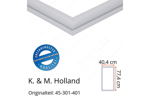 K. & M. Holland Türdichtung 77,4 x 40,4 cm Ersatzteil: 45-301-401 für verschiedene Modelle
