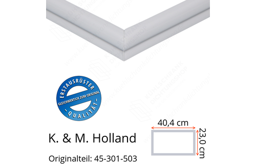 K. & M. Holland Türdichtung 23,0 x 40,4 cm Ersatzteil: 45-301-503 für verschiedene Modelle