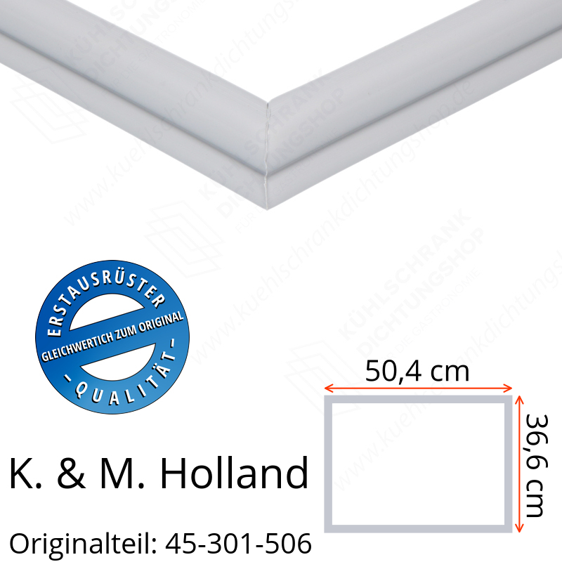K. & M. Holland Schubladendichtung 36,6 x 50,4 cm Ersatzteil: 45-301-506 für verschiedene Modelle