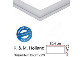 K. & M. Holland Schubladendichtung 20,6 x 50,4 cm Ersatzteil: 45-301-509 für verschiedene Modelle