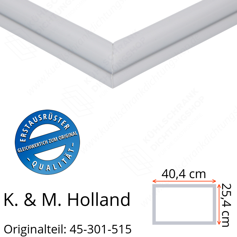 K. & M. Holland Türdichtung 25,4 x 40,4 cm Ersatzteil: 45-301-515 für verschiedene Modelle