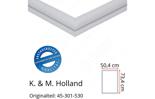 K. & M. Holland Türdichtung 73,4 x 50,4 cm Ersatzteil: 45-301-530 für verschiedene Modelle