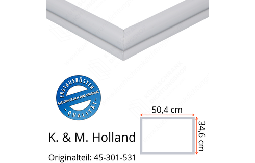 K. & M. Holland Türdichtung 34,6 x 50,4 cm Ersatzteil: 45-301-531 für verschiedene Modelle